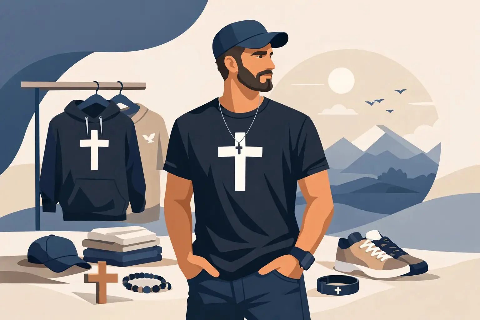 KJV Faith Apparel for Men That Stands Out - KJV Word & Light Threads