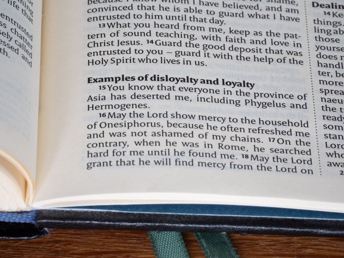 The image showcases examples of disloyalty and loyalty.