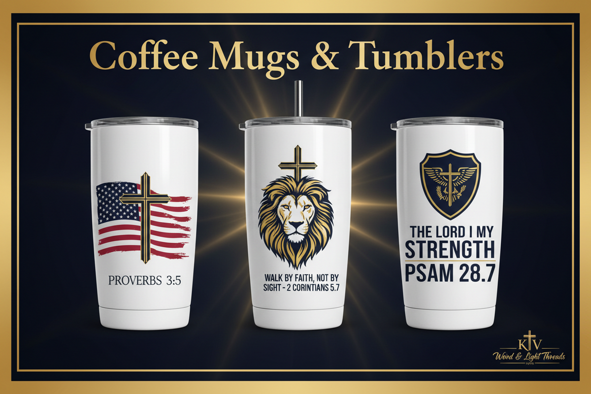 Coffee Mugs & Bottles - KJV Word & Light Threads