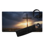 The Greatest Gift Ever Given | John 3:16 – KJV Faith Gaming Mouse Pad - KJV Word & Light Threads
