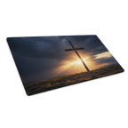 The Greatest Gift Ever Given | John 3:16 – KJV Faith Gaming Mouse Pad - KJV Word & Light Threads