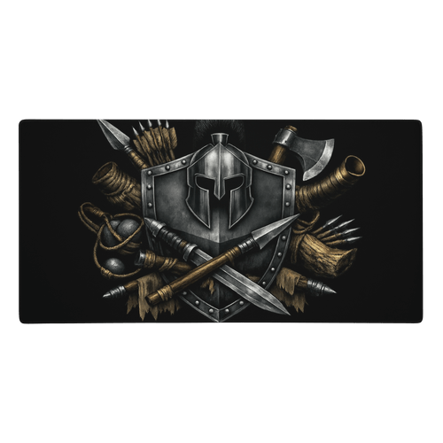 God's Armor | Ephesians 6:11 – KJV Faith Gaming Mouse Pad - KJV Word & Light Threads