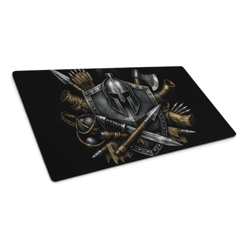 God's Armor | Ephesians 6:11 – KJV Faith Gaming Mouse Pad - KJV Word & Light Threads