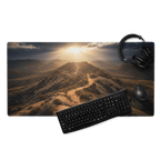 Trials & Tribulations | Romans 5:3 – KJV Faith Gaming Mouse Pad - KJV Word & Light Threads