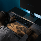 Trials & Tribulations | Romans 5:3 – KJV Faith Gaming Mouse Pad - KJV Word & Light Threads