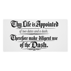 Thy Life Is Appointed | Jeremiah 1:5 – KJV Faith Gaming Mouse Pad - KJV Word & Light Threads