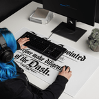 Thy Life Is Appointed | Jeremiah 1:5 – KJV Faith Gaming Mouse Pad - KJV Word & Light Threads