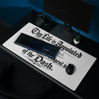 Thy Life Is Appointed | Jeremiah 1:5 – KJV Faith Gaming Mouse Pad - KJV Word & Light Threads
