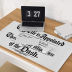 Thy Life Is Appointed | Jeremiah 1:5 – KJV Faith Gaming Mouse Pad - KJV Word & Light Threads