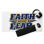 Faith Over Fear | 2 Timothy 1:7 – KJV Faith Gaming Mouse Pad - KJV Word & Light Threads