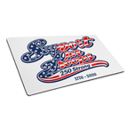 Support Our Troops 250 Strong | 1776–2026 – KJV Faith Gaming Mouse Pad - KJV Word & Light Threads