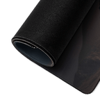 Man on Mountain Faith | 2 Corinthians 5:7 – KJV Faith Gaming Mouse Pad - KJV Word & Light Threads