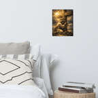 Divine Authority & Transcendence | Crown of Glory – KJV Faith Metal Print - KJV Word & Light Threads