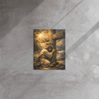 Divine Authority & Transcendence | Crown of Glory – KJV Faith Metal Print - KJV Word & Light Threads