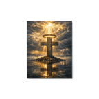 Peace Before the Storm | Philippians 4:7 – KJV Faith Metal Print - KJV Word & Light Threads