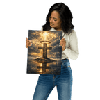 Peace Before the Storm | Philippians 4:7 – KJV Faith Metal Print - KJV Word & Light Threads