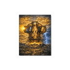 Steadfast, Refined, Radiant, Resilient & Redeemed | Isaiah 41:10 – KJV Faith Metal Print - KJV Word & Light Threads