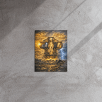 Steadfast, Refined, Radiant, Resilient & Redeemed | Isaiah 41:10 – KJV Faith Metal Print - KJV Word & Light Threads