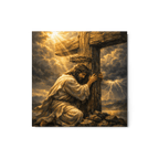Divine Authority & Transcendence | Crown of Glory – KJV Faith Metal Print - KJV Word & Light Threads