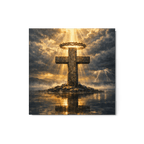 Peace Before the Storm | Philippians 4:7 – KJV Faith Metal Print - KJV Word & Light Threads