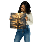 Peace Before the Storm | Philippians 4:7 – KJV Faith Metal Print - KJV Word & Light Threads