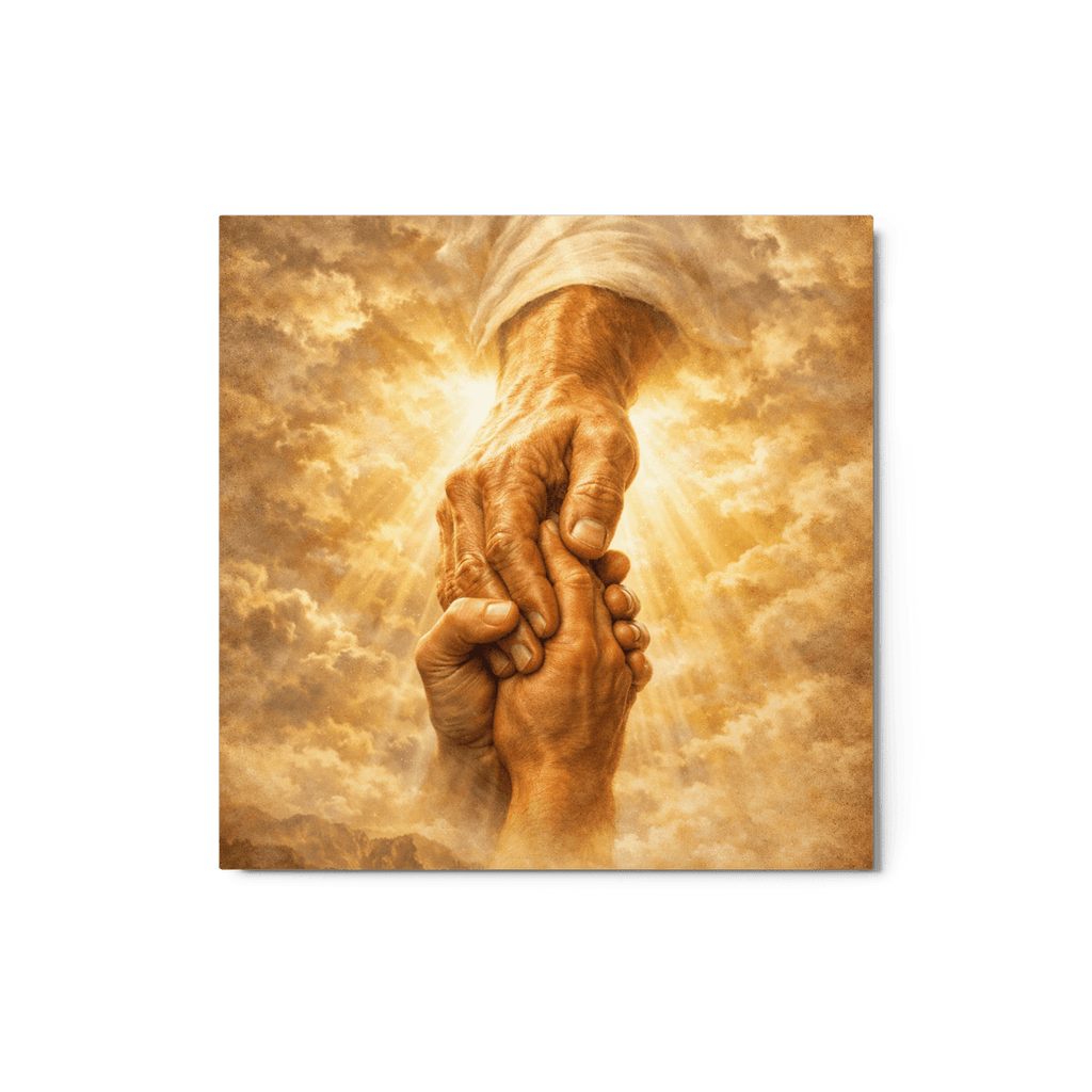 Do Not Be Afraid, For I Am With You | Isaiah 43:5 – KJV Faith Metal Print - KJV Word & Light Threads