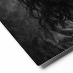 Jesus Our Lord Black & White | Crown of Thorns – KJV Faith Metal Print - KJV Word & Light Threads