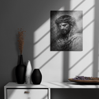 Jesus Our Lord Black & White | Crown of Thorns – KJV Faith Metal Print - KJV Word & Light Threads