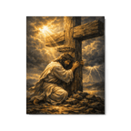 Divine Authority & Transcendence | Crown of Glory – KJV Faith Metal Print - KJV Word & Light Threads