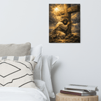 Divine Authority & Transcendence | Crown of Glory – KJV Faith Metal Print - KJV Word & Light Threads