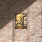 Divine Authority & Transcendence | Crown of Glory – KJV Faith Metal Print - KJV Word & Light Threads