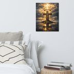 Peace Before the Storm | Philippians 4:7 – KJV Faith Metal Print - KJV Word & Light Threads