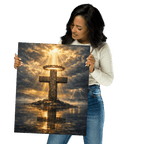 Peace Before the Storm | Philippians 4:7 – KJV Faith Metal Print - KJV Word & Light Threads