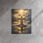 Peace Before the Storm | Philippians 4:7 – KJV Faith Metal Print - KJV Word & Light Threads