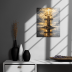 Peace Before the Storm | Philippians 4:7 – KJV Faith Metal Print - KJV Word & Light Threads