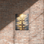 Peace Before the Storm | Philippians 4:7 – KJV Faith Metal Print - KJV Word & Light Threads