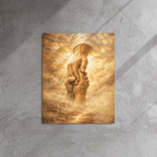 Do Not Be Afraid, For I Am With You | Isaiah 43:5 – KJV Faith Metal Print - KJV Word & Light Threads