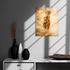 Do Not Be Afraid, For I Am With You | Isaiah 43:5 – KJV Faith Metal Print - KJV Word & Light Threads