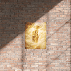 Do Not Be Afraid, For I Am With You | Isaiah 43:5 – KJV Faith Metal Print - KJV Word & Light Threads