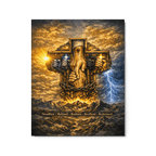 Steadfast, Refined, Radiant, Resilient & Redeemed | Isaiah 41:10 – KJV Faith Metal Print - KJV Word & Light Threads