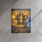 Steadfast, Refined, Radiant, Resilient & Redeemed | Isaiah 41:10 – KJV Faith Metal Print - KJV Word & Light Threads