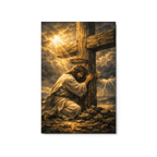 Divine Authority & Transcendence | Crown of Glory – KJV Faith Metal Print - KJV Word & Light Threads