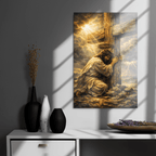 Divine Authority & Transcendence | Crown of Glory – KJV Faith Metal Print - KJV Word & Light Threads