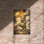 Divine Authority & Transcendence | Crown of Glory – KJV Faith Metal Print - KJV Word & Light Threads