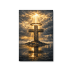 Peace Before the Storm | Philippians 4:7 – KJV Faith Metal Print - KJV Word & Light Threads