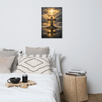 Peace Before the Storm | Philippians 4:7 – KJV Faith Metal Print - KJV Word & Light Threads