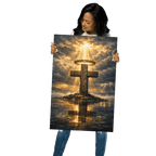 Peace Before the Storm | Philippians 4:7 – KJV Faith Metal Print - KJV Word & Light Threads