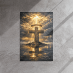 Peace Before the Storm | Philippians 4:7 – KJV Faith Metal Print - KJV Word & Light Threads