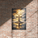 Peace Before the Storm | Philippians 4:7 – KJV Faith Metal Print - KJV Word & Light Threads