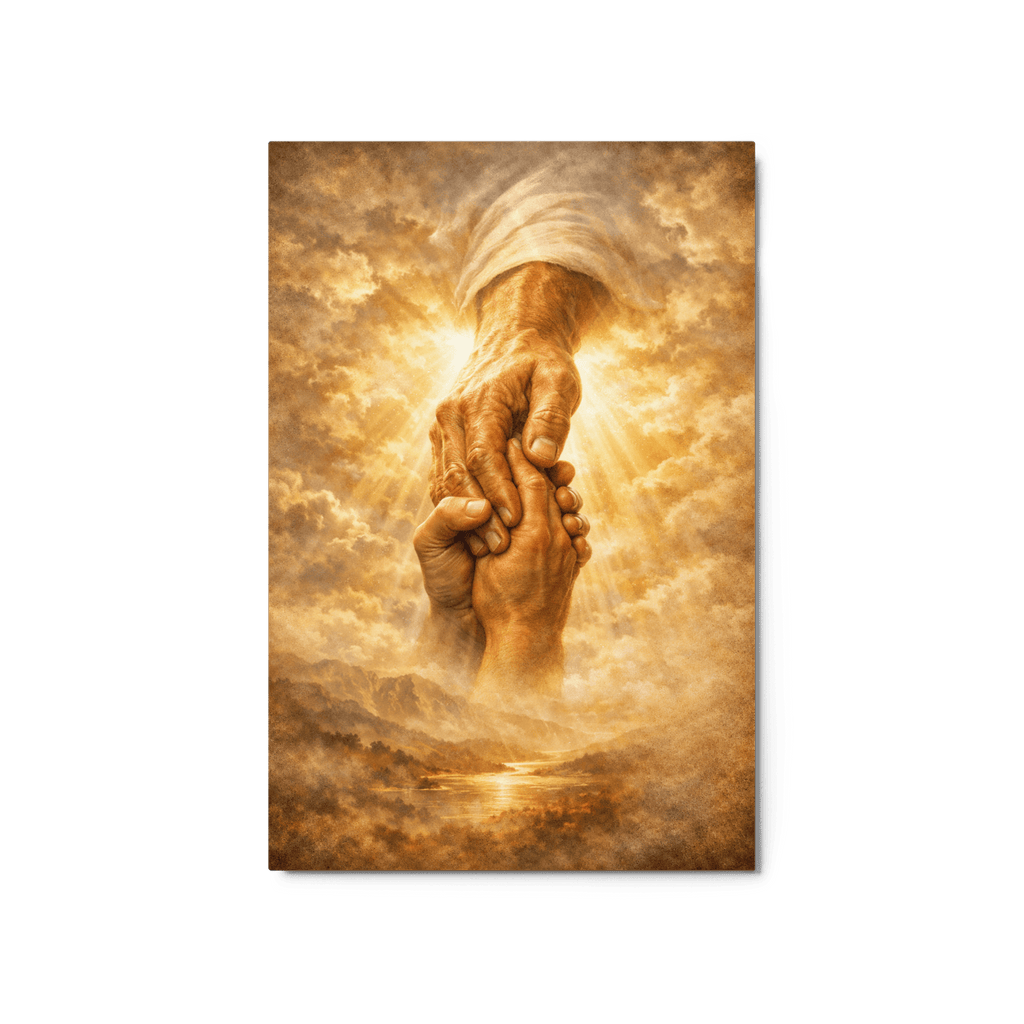Do Not Be Afraid, For I Am With You | Isaiah 43:5 – KJV Faith Metal Print - KJV Word & Light Threads